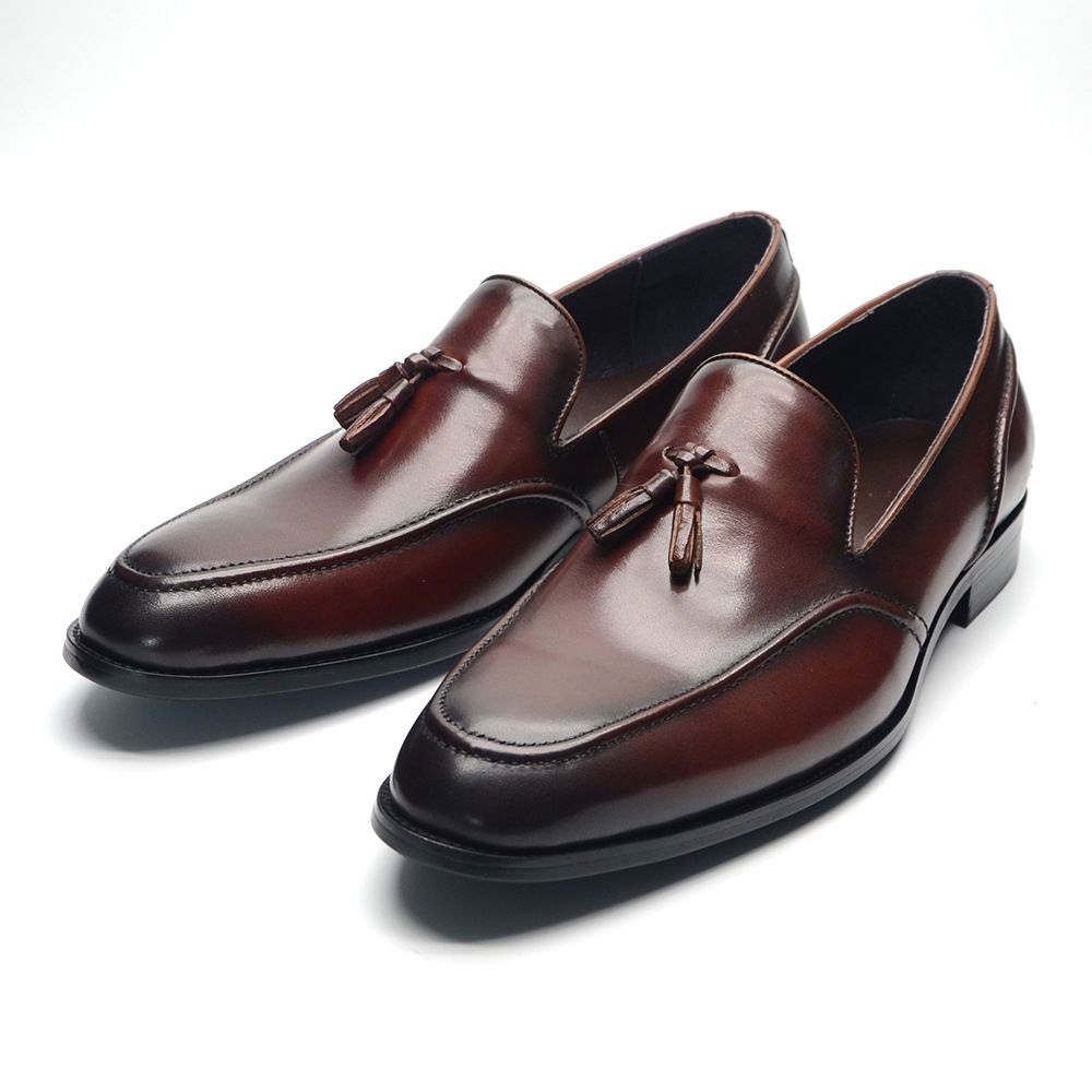 Fashion Leather Breathable Leather Shoes Men's Business Loafers