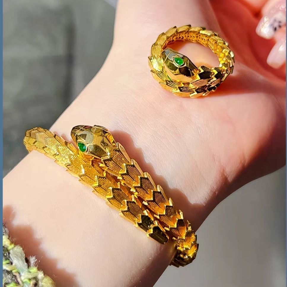 Snake ring bracelet series
