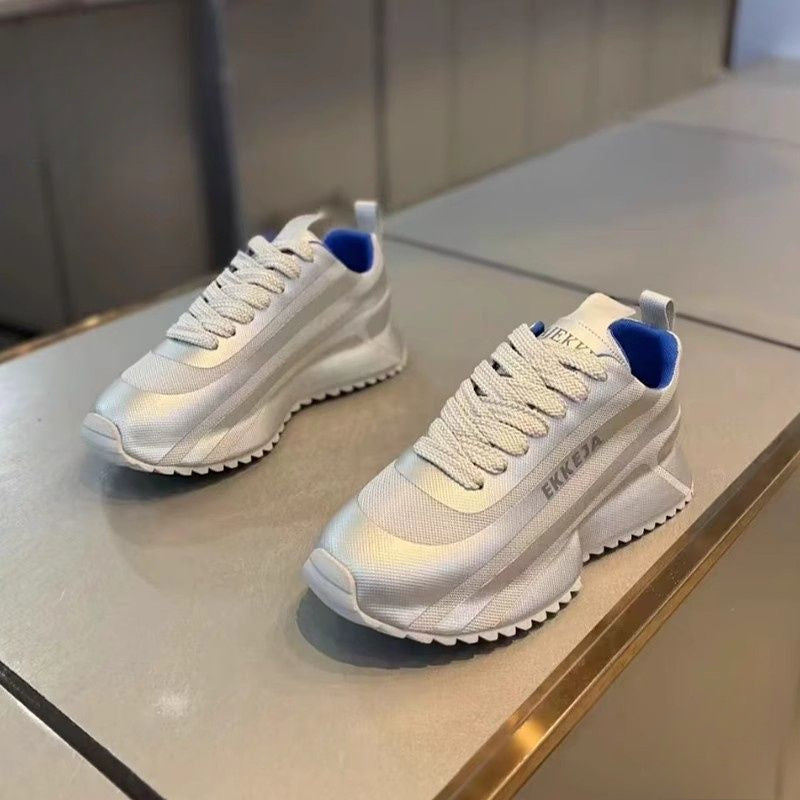 Summer fashion mesh heightening casual sneakers Running shoes and sports shoes for men