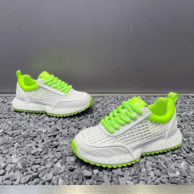 Summer mesh soft-soled sports and casual leather sneakers Running shoes and sports shoes for men sneakers