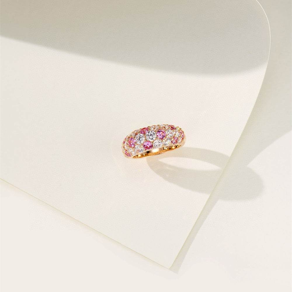 Fashion Color Full Diamond Ring