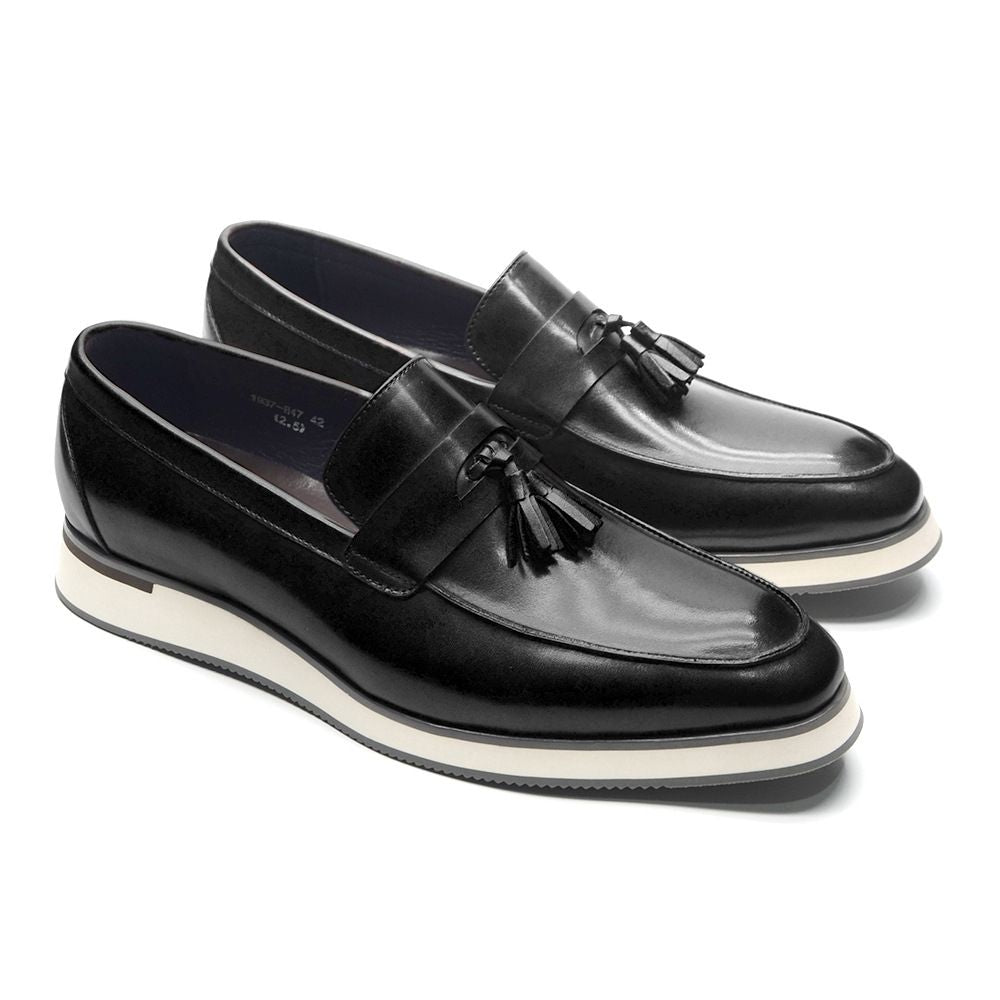 Business Dress Leather Shoes Men's Fringed Casual Loafers