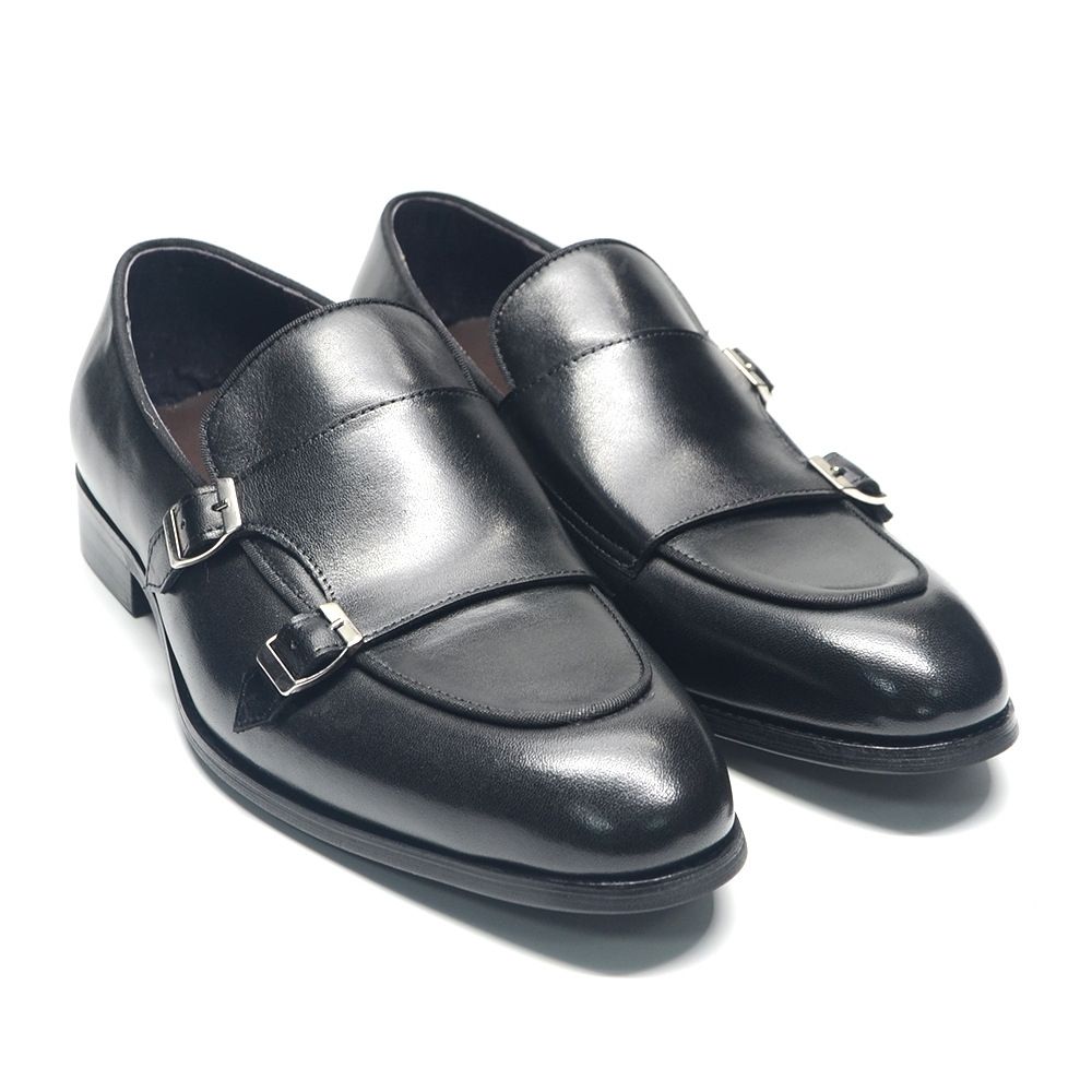 French leisure business pointed formal men's leather shoes