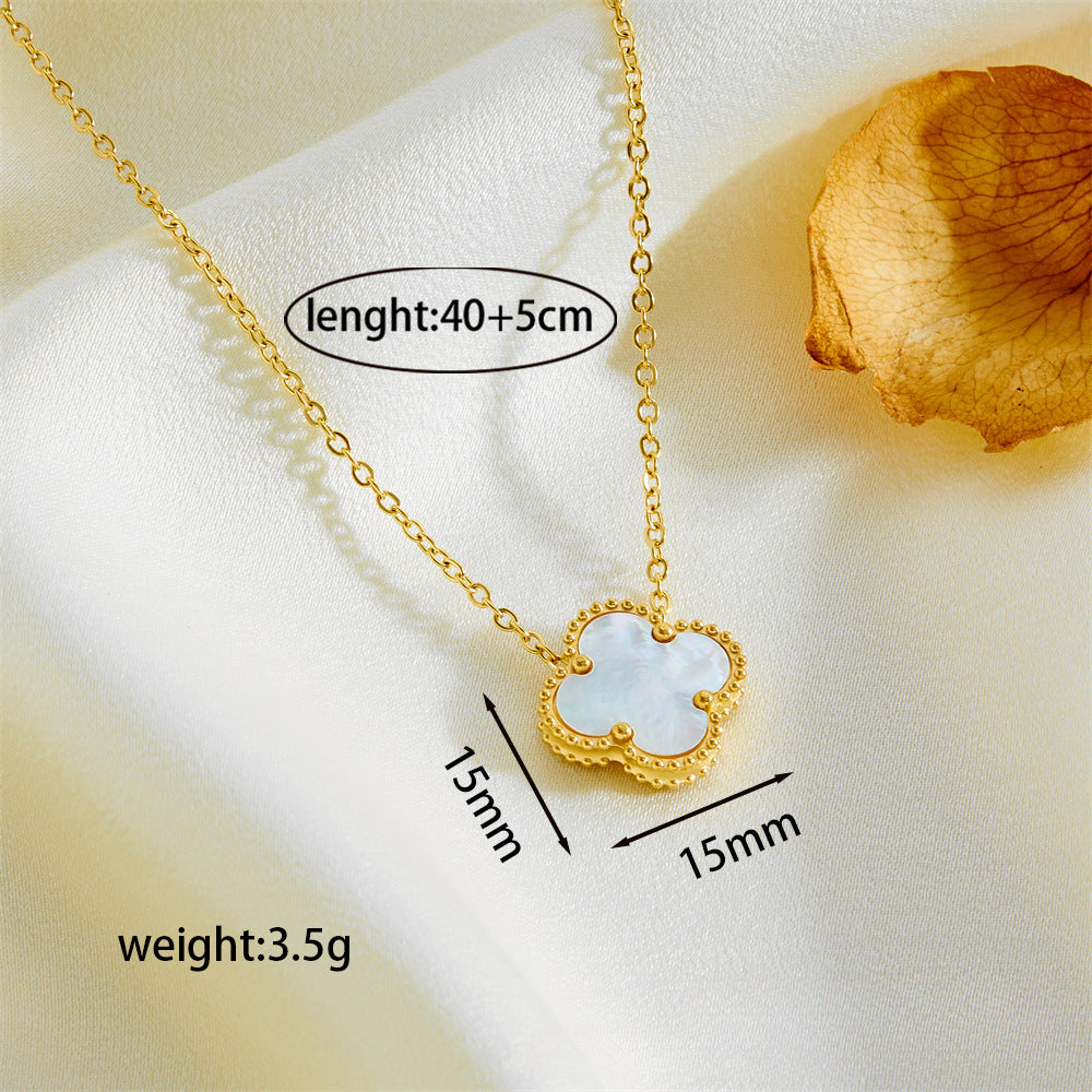 Fashion four-leaf clover bracelet necklace series