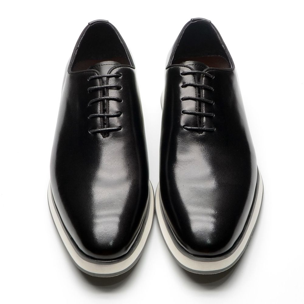 British style polished leather Oxford shoes men's business dress leather shoes