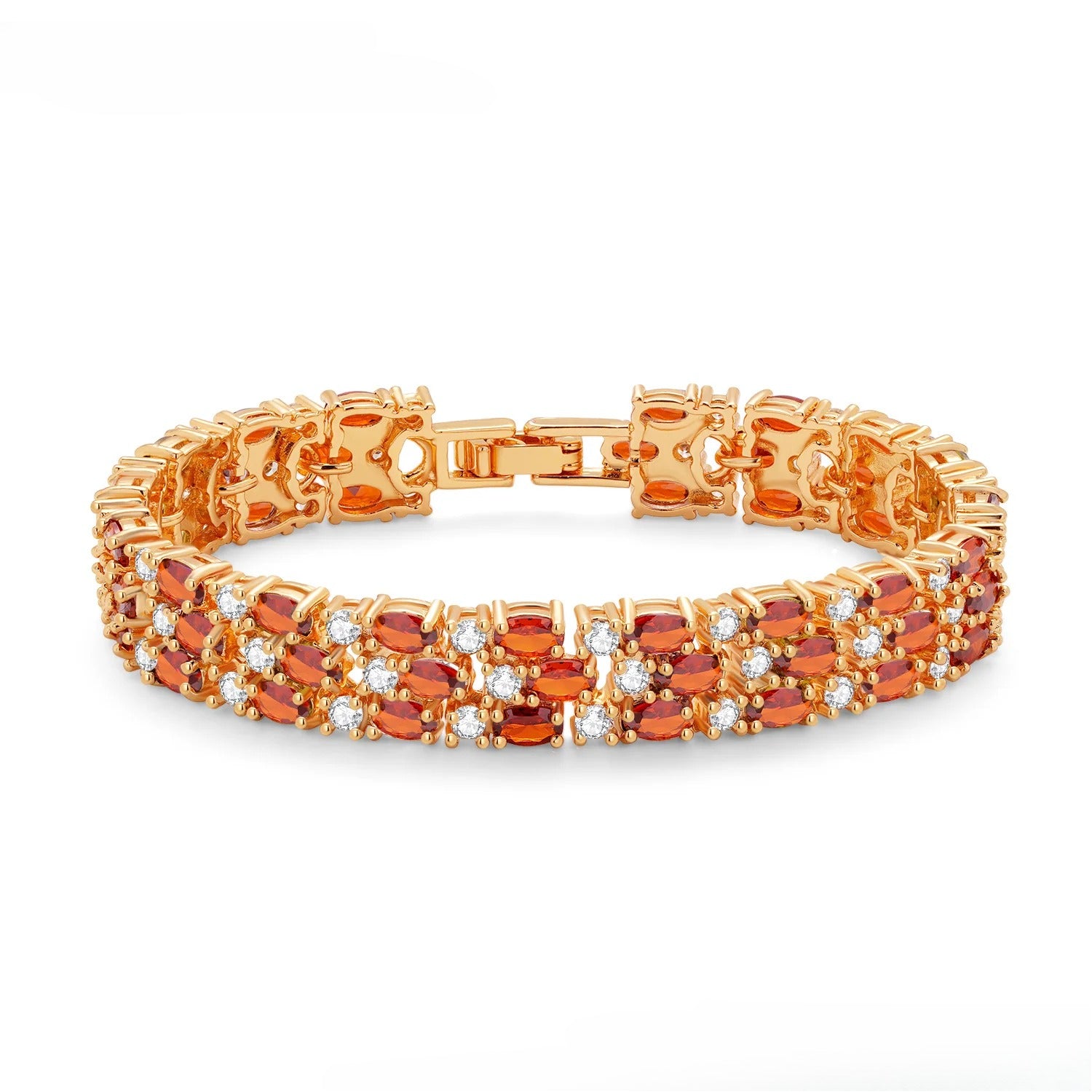 Fashion Ruby Diamond Bracelet