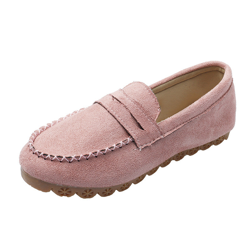 Fashion beef tendon casual flat loafers