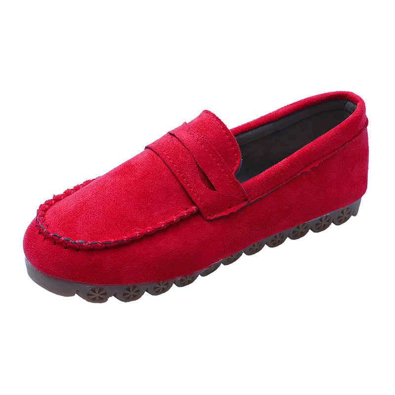 Fashion beef tendon casual flat loafers