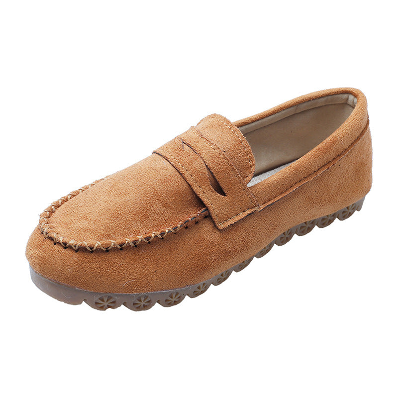 Fashion beef tendon casual flat loafers