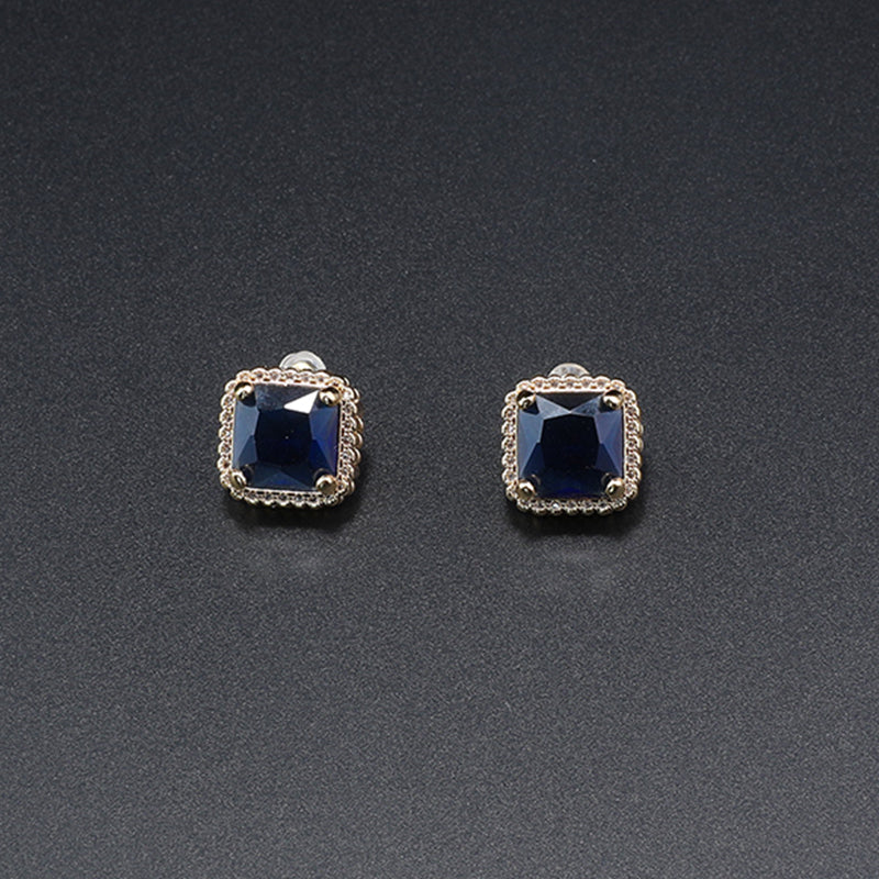 Luxury Gold Cuban Link Necklace, Bracelet & Earrings Set for Evening Galas