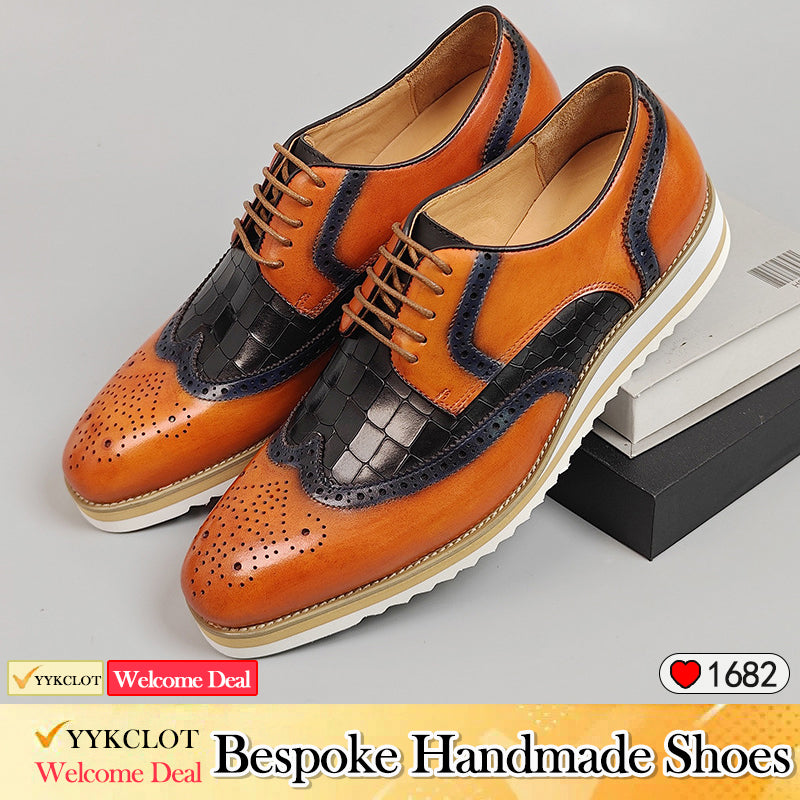 British casual business men's leather shoes, fashionable derby shoes