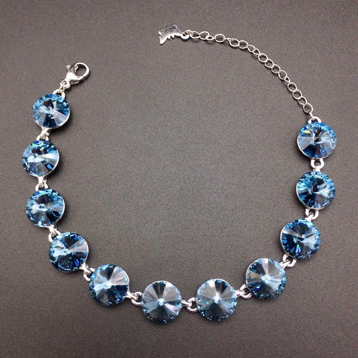 Dreamy colored crystal gemstone bracelet
