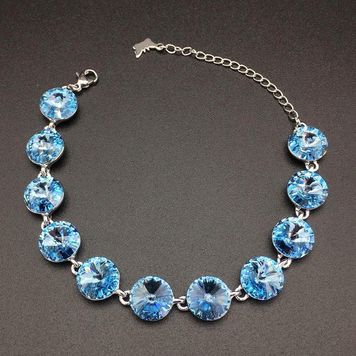 Dreamy colored crystal gemstone bracelet