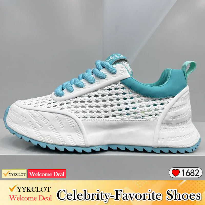 Summer mesh soft-soled sports and casual leather sneakers Running shoes and sports shoes for men sneakers