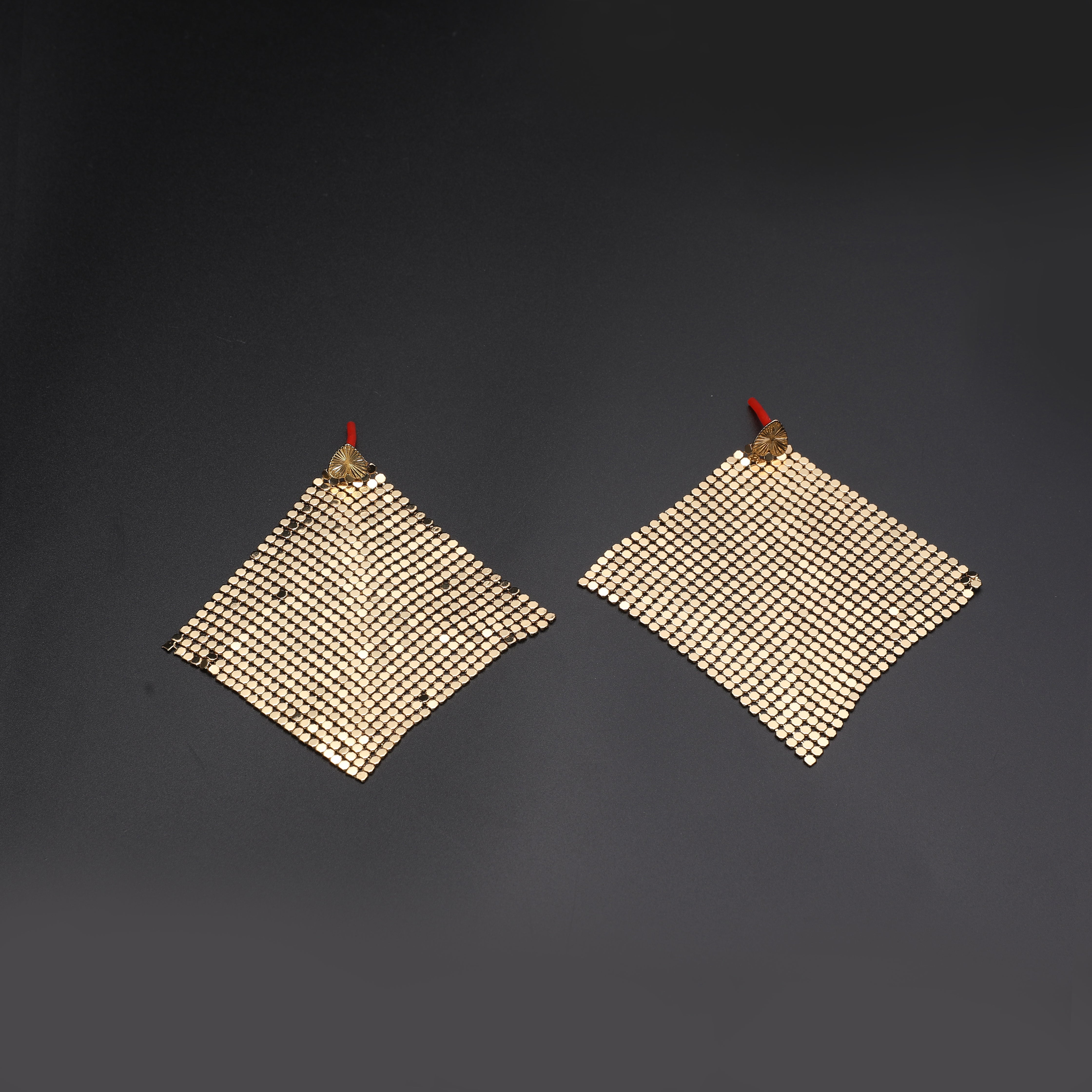 Fashion sequin scarf fake collar necklace earring set