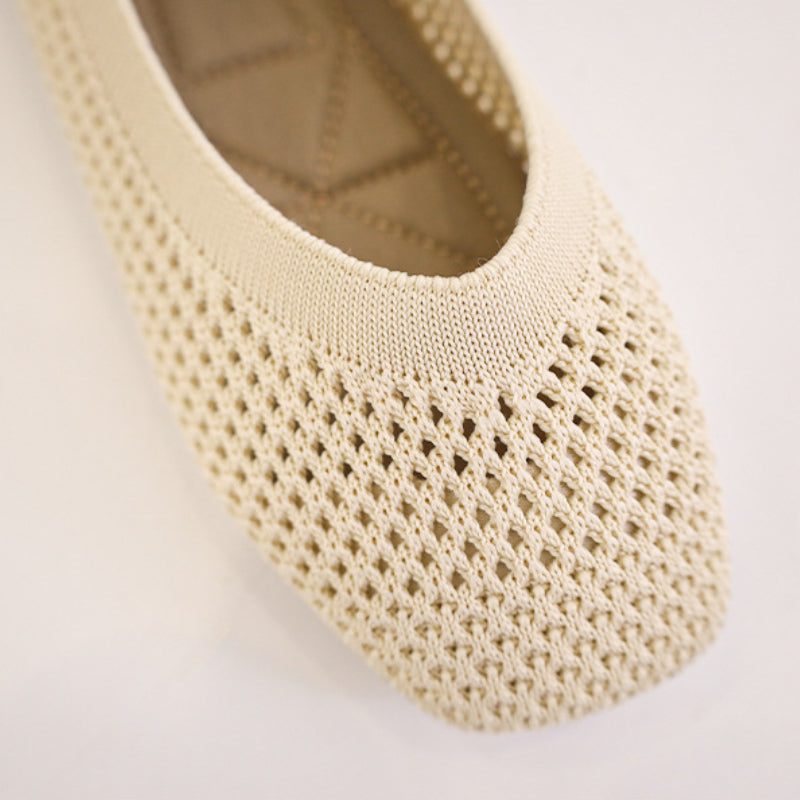 Simple woven soft bottom home casual shoes