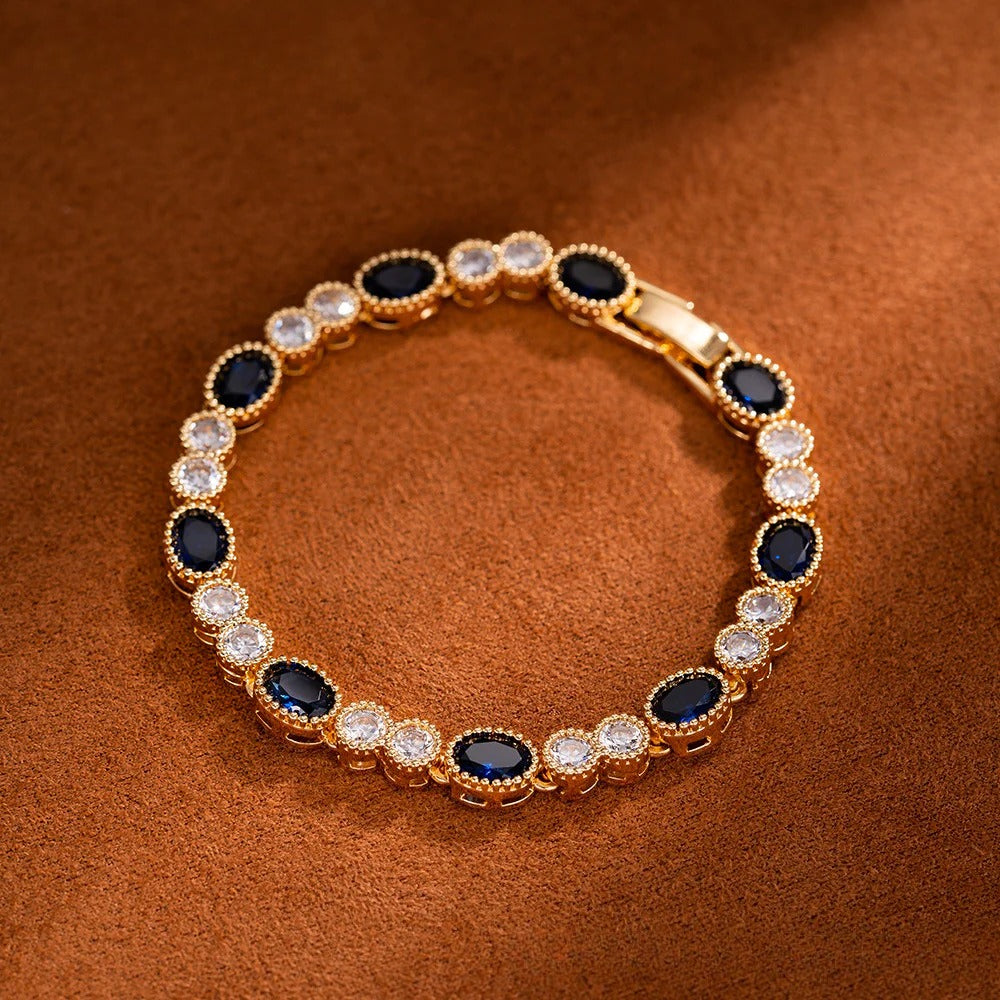 Stylish retro zircon bracelet