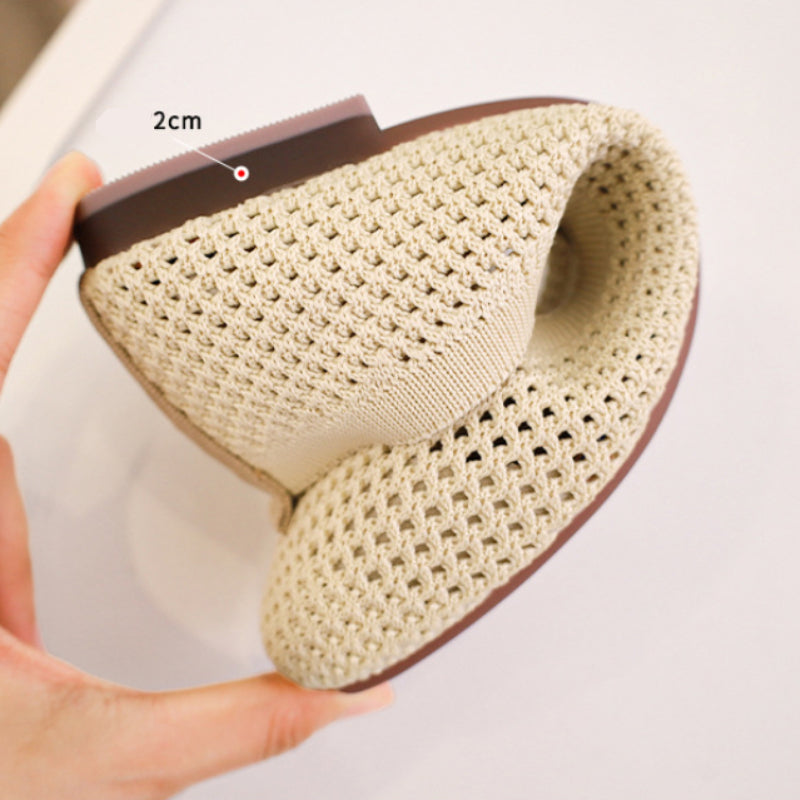 Simple woven soft bottom home casual shoes