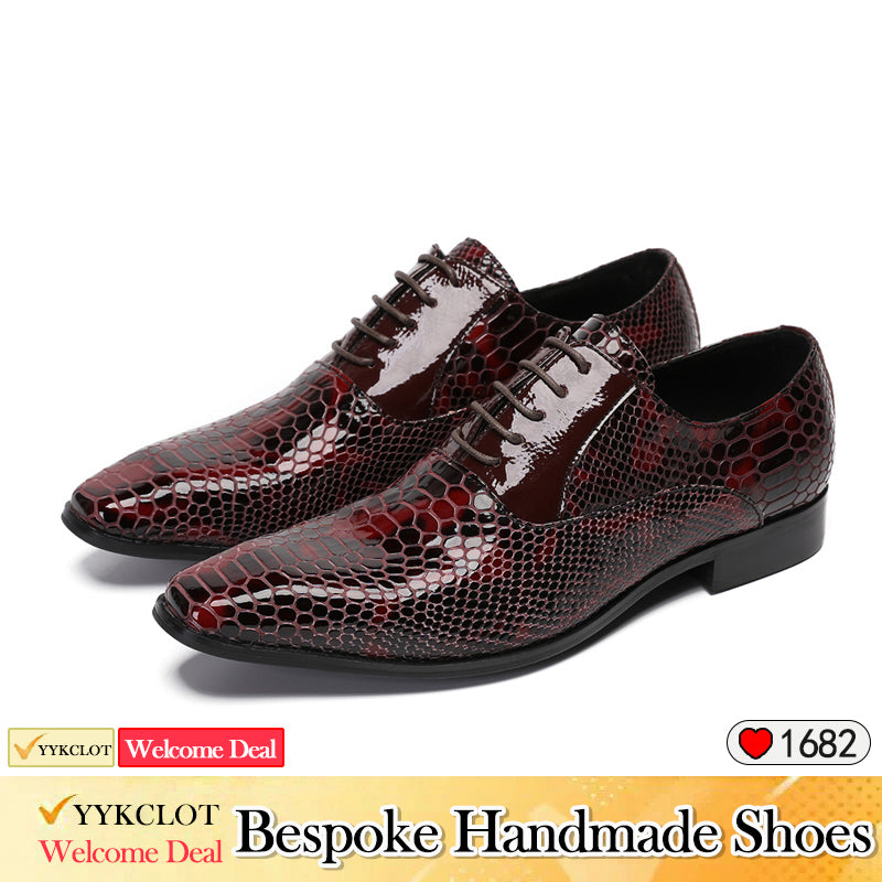 Classic men's lace-up business derby shoes dress shoes