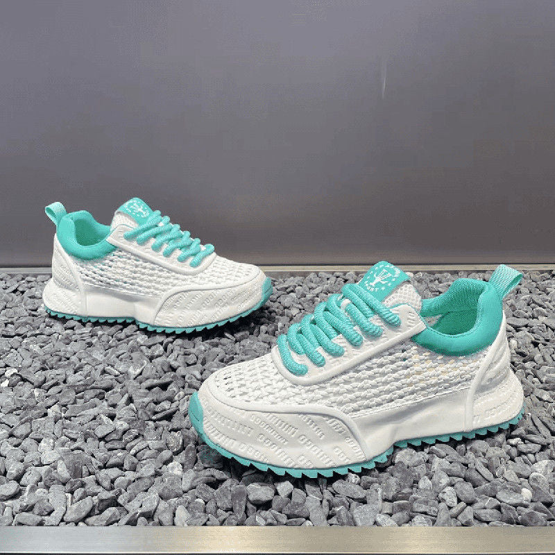 Summer mesh soft-soled sports and casual leather sneakers Running shoes and sports shoes for men sneakers