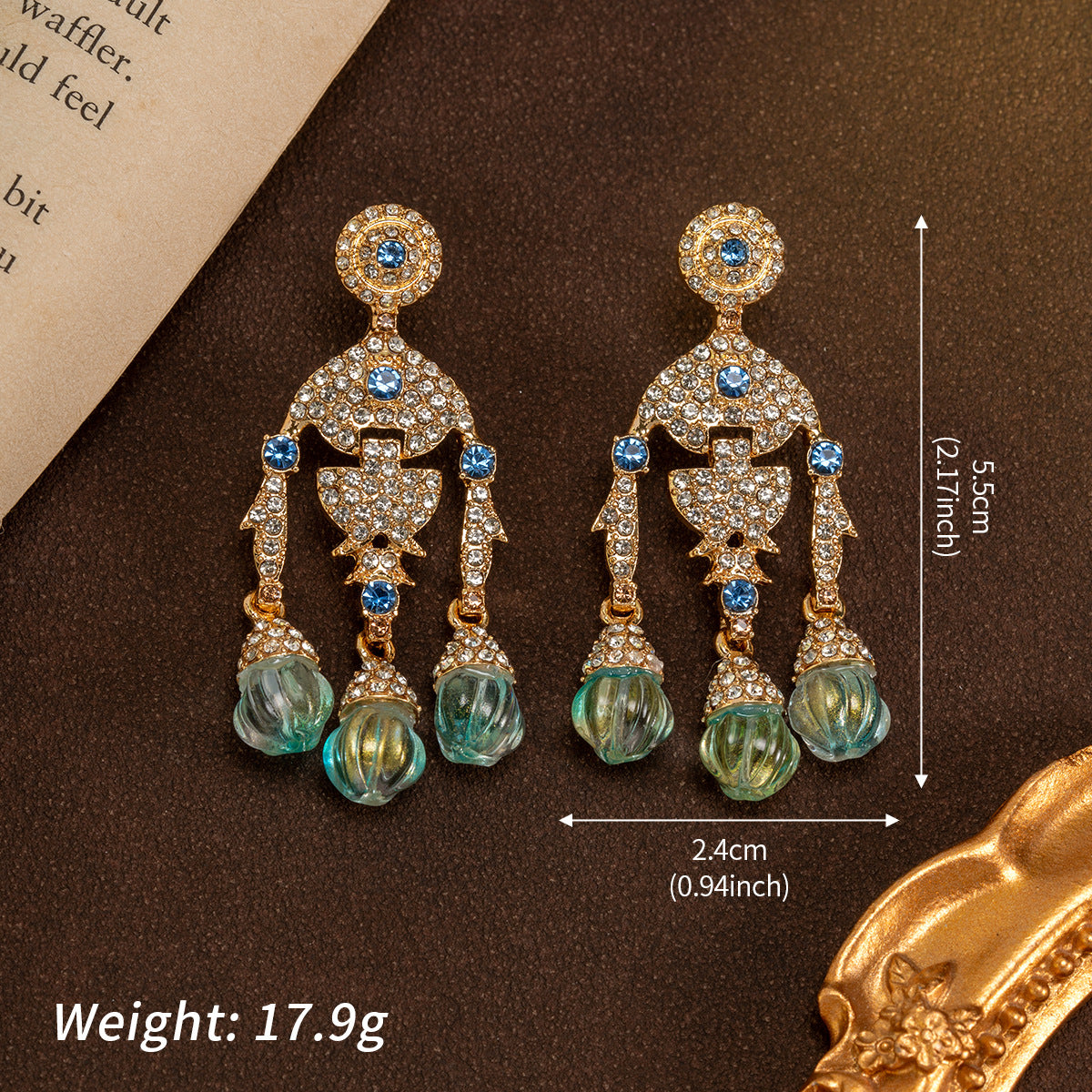 Grandes boucles d'oreilles simples de luxe léger, boucles d'oreilles rondes unies
