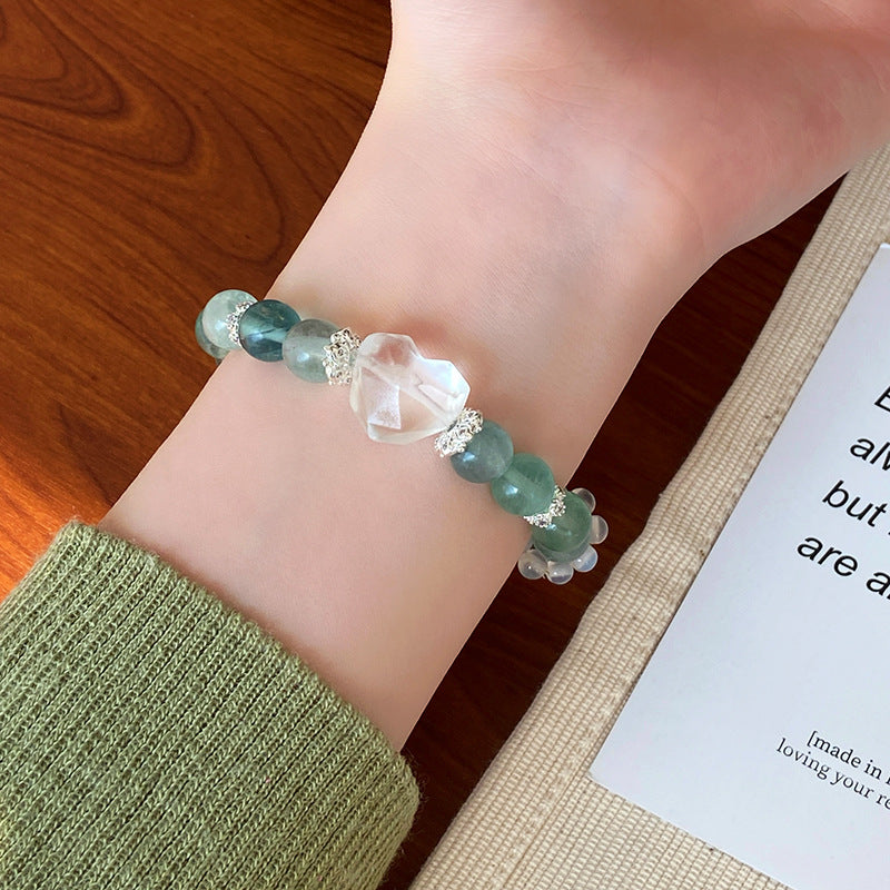 Natural Mint Green Fluorite Bracelet