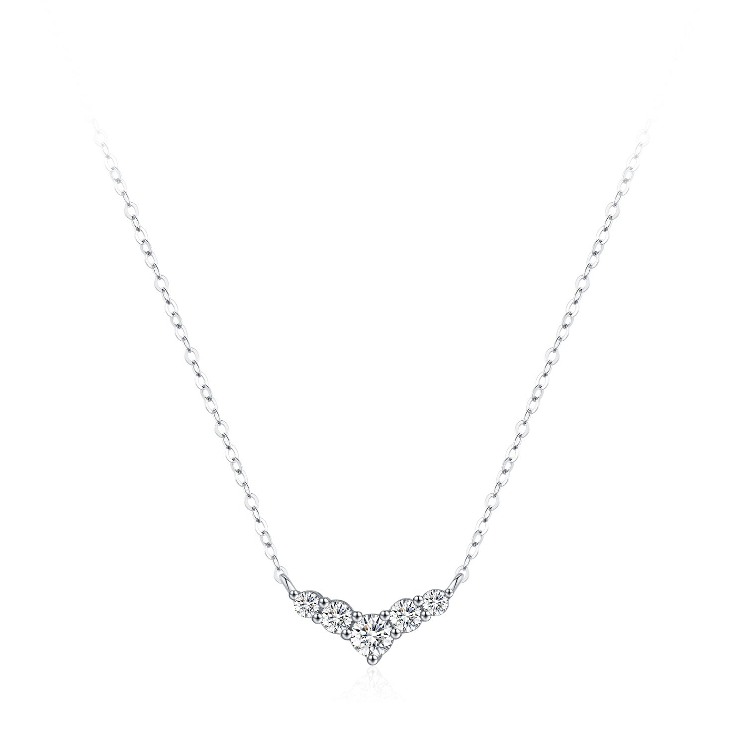 S925 Sterling Silver Necklace Dolphin Fishtail Necklace