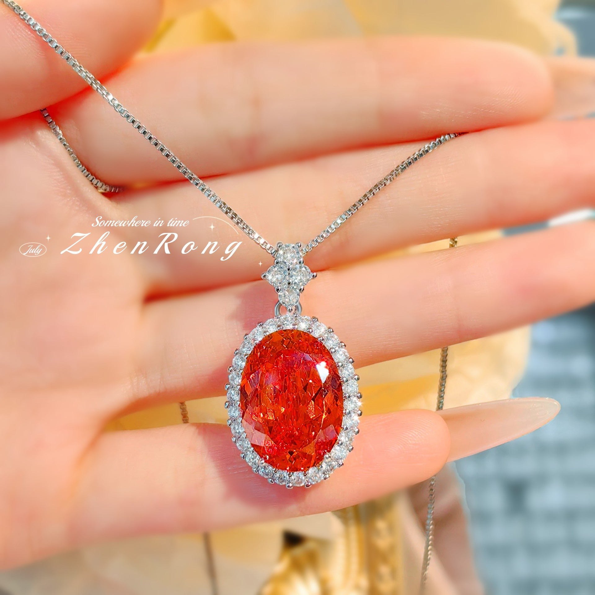Fashion cutting colored diamond pigeon egg collection