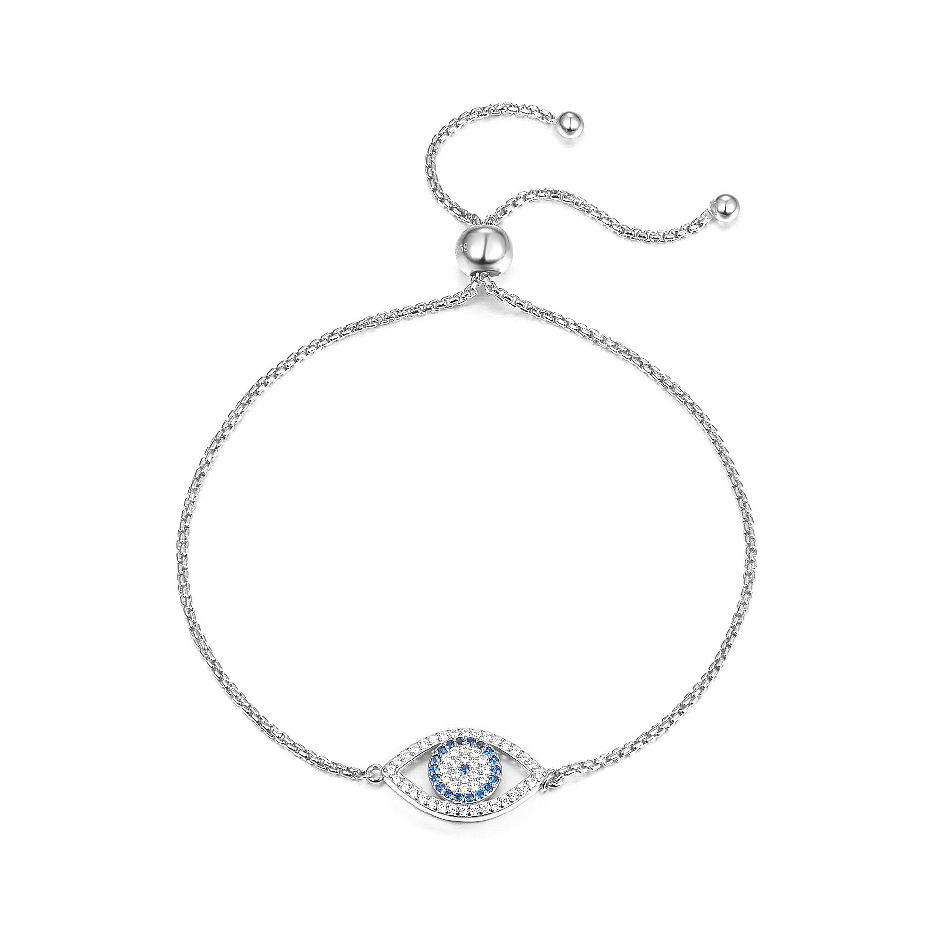 925 Sterling Silver Demon's Eye Bracelet