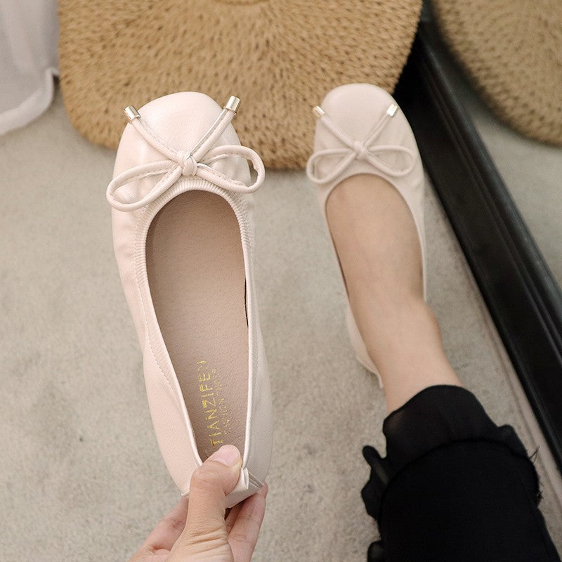 Fashion Bow Casual Flat Loafers