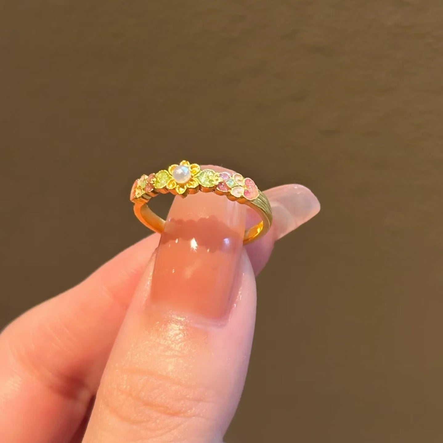 S925 Sterling Silver Colored Ring