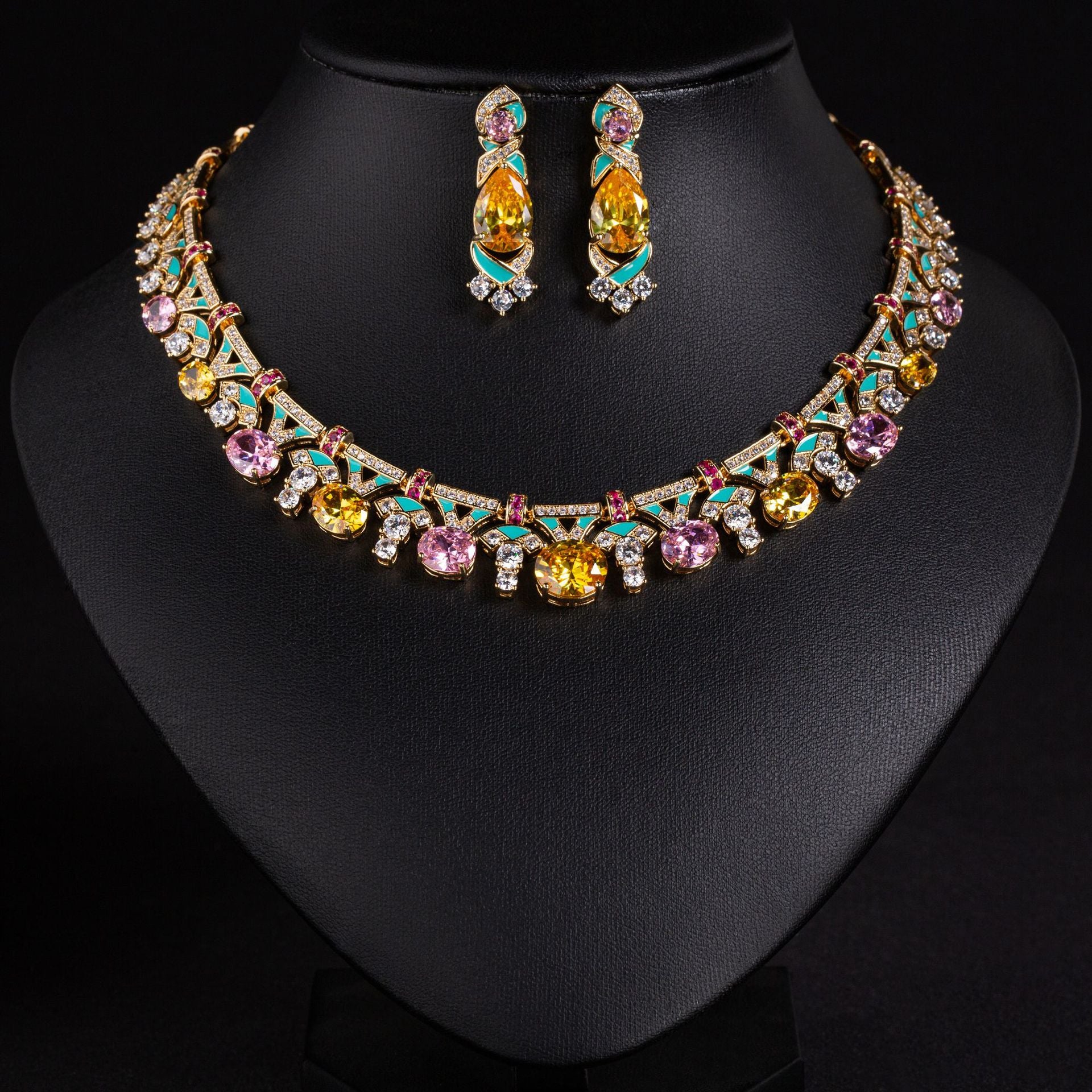 Bijoux femme collier ras du cou clavicule femme luxe artisanat de goutte haut de gamme