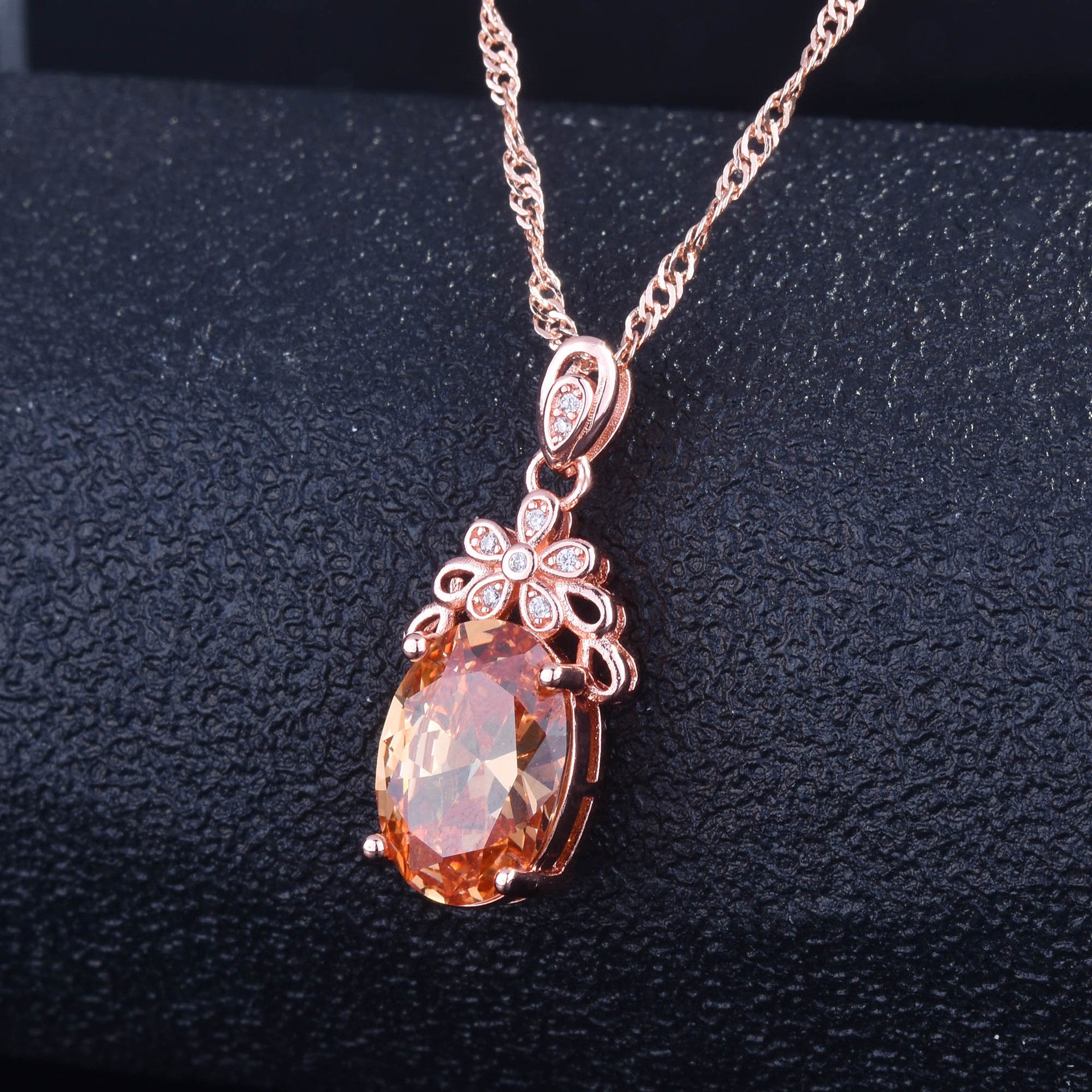 Bright Luxury Ruby Dove Egg Necklace