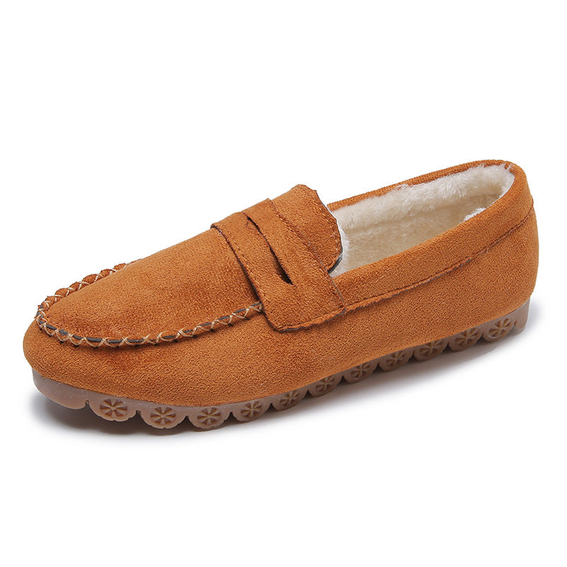 Fashion beef tendon casual flat loafers