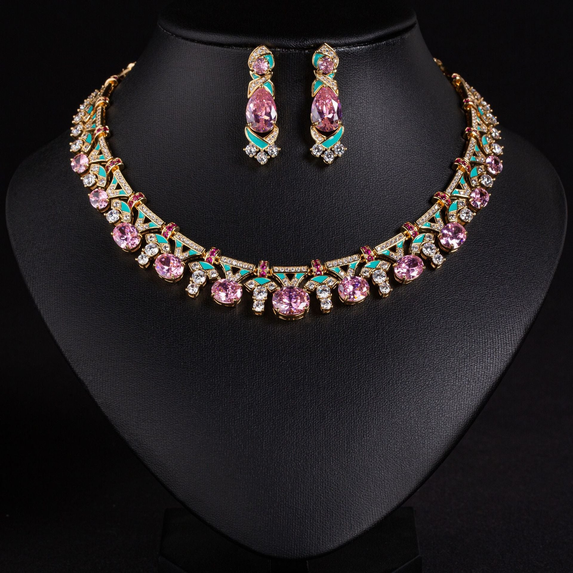 Bijoux femme collier ras du cou clavicule femme luxe artisanat de goutte haut de gamme