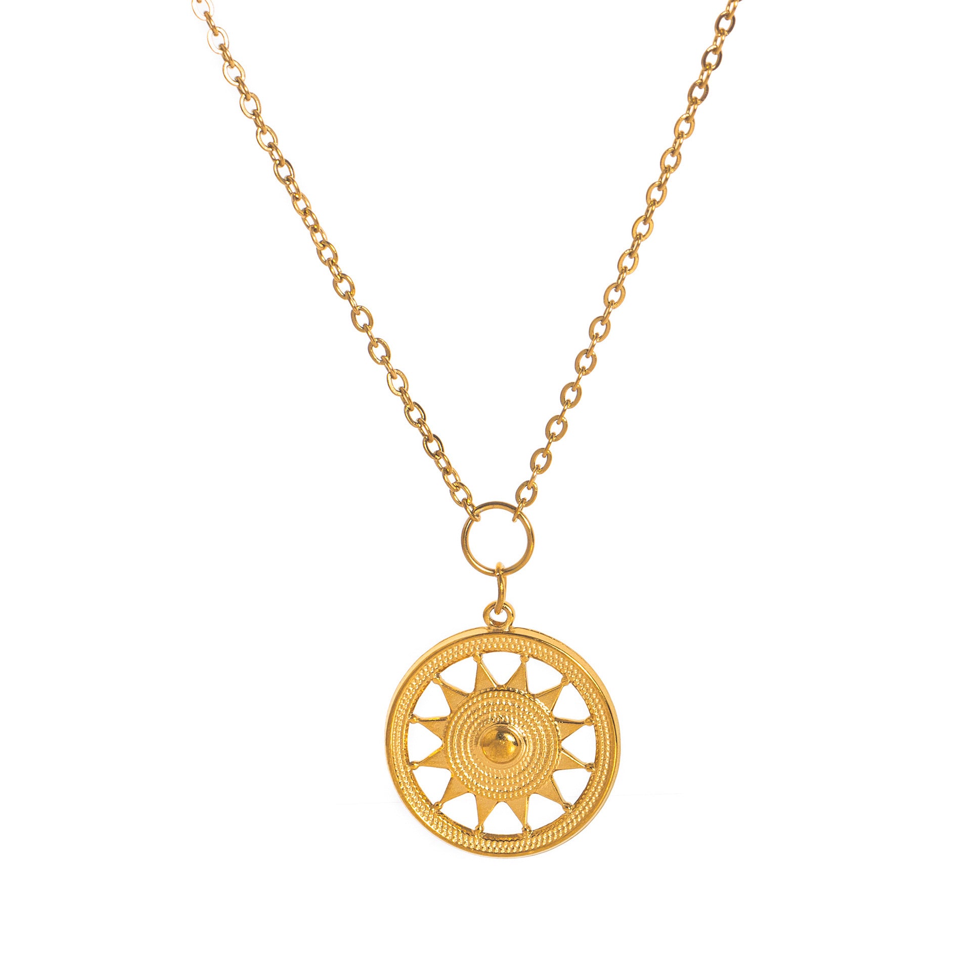 Sun and Moon Double Stacked Necklace