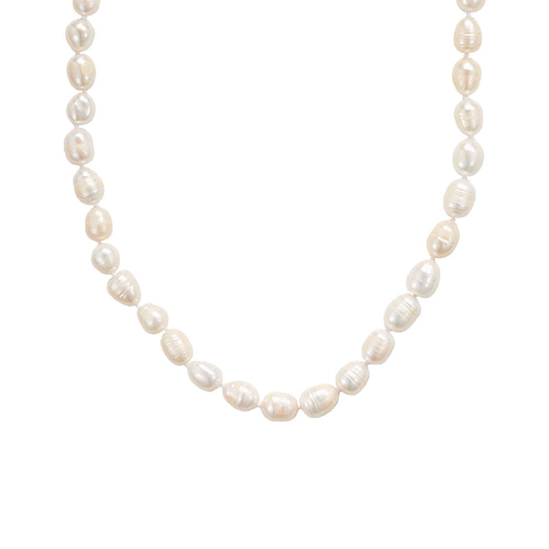 Stylish Vintage Freshwater Geometric Pearl Necklace