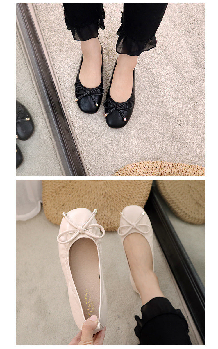 Fashion Bow Casual Flat Loafers