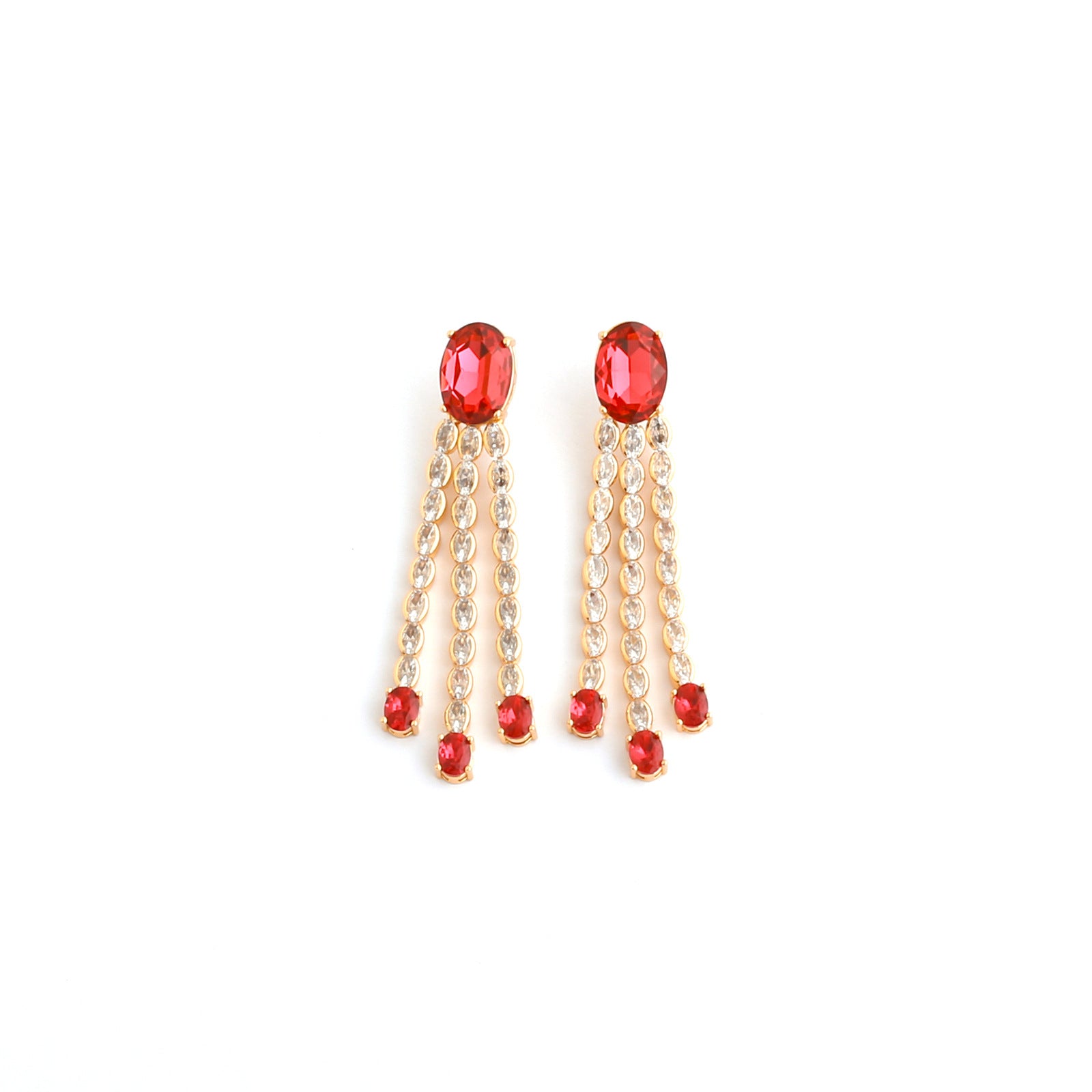 Vintage niche ruby necklace jewelry set