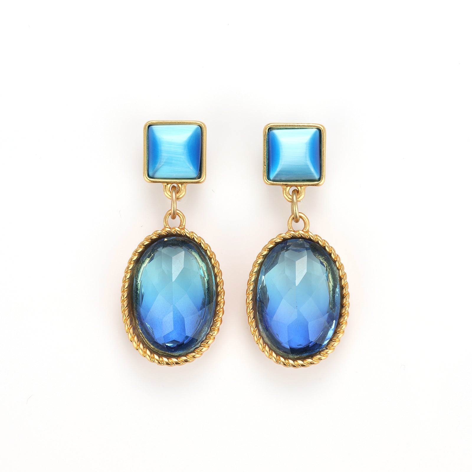 Niche premium sapphire earrings