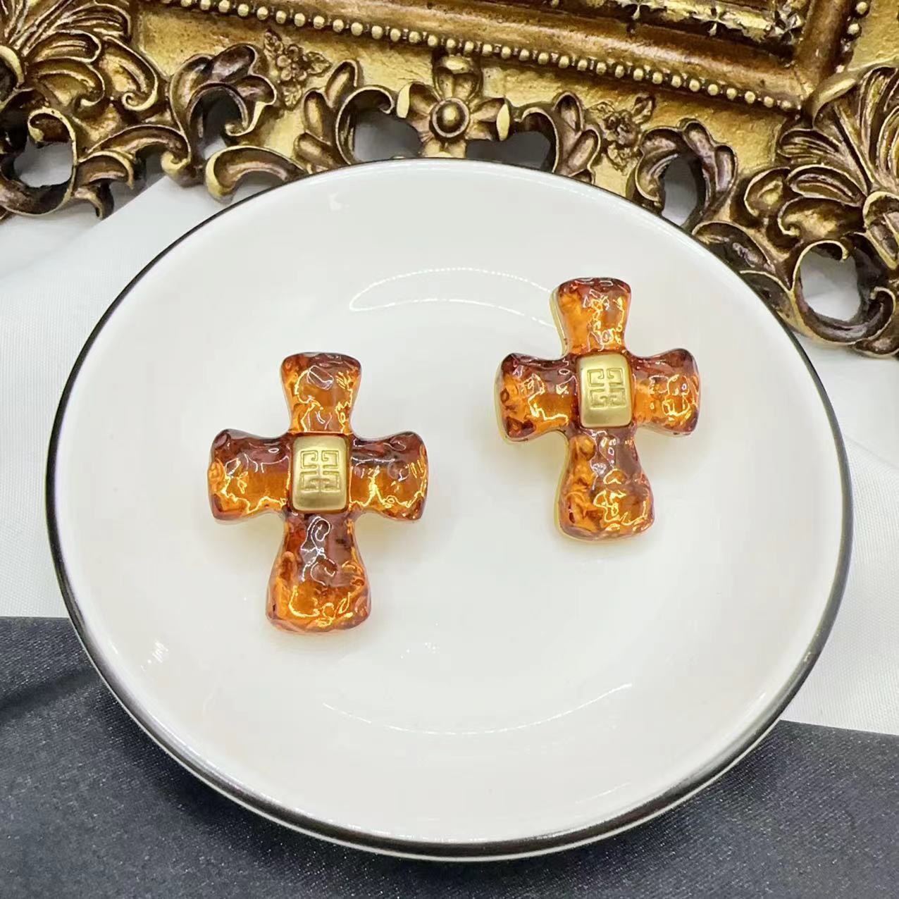 Boucles d'oreilles orange, boucles d'oreilles personnalisées haute couture