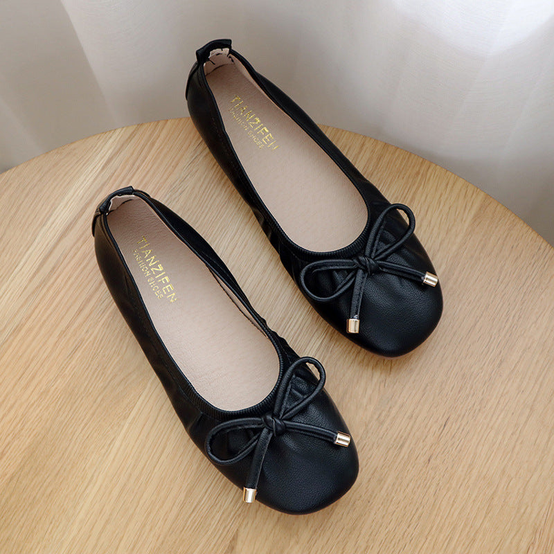 Fashion Bow Casual Flat Loafers