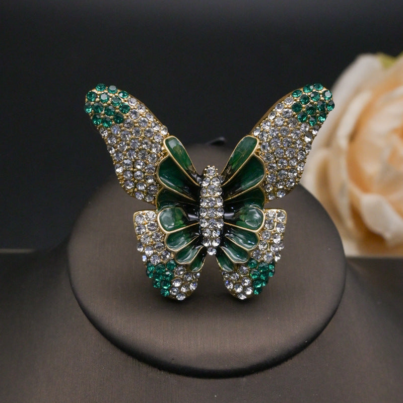 Stylish Vintage Butterfly Necklace Earrings Set