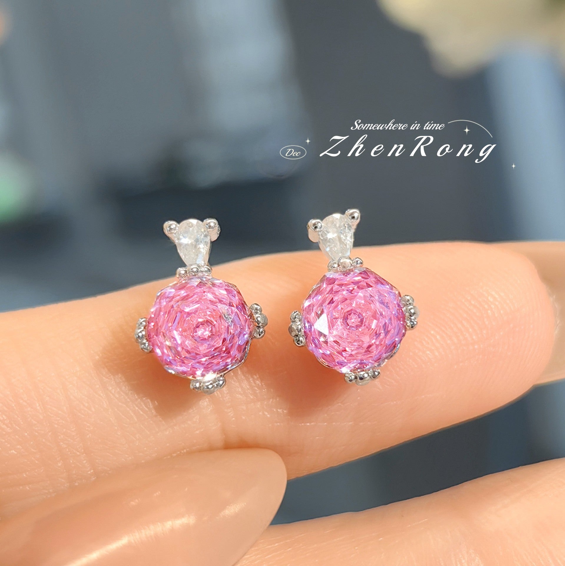 Octagonal Millennium Rose Che Paraiba Color Treasure Series