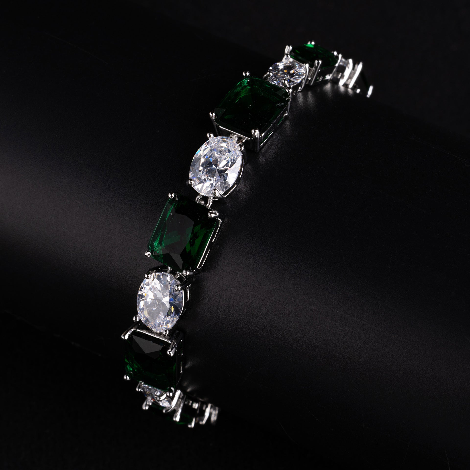 Luxury Multicolor Crystal Tennis Bracelet – Elegant Statement Jewelry for Women
