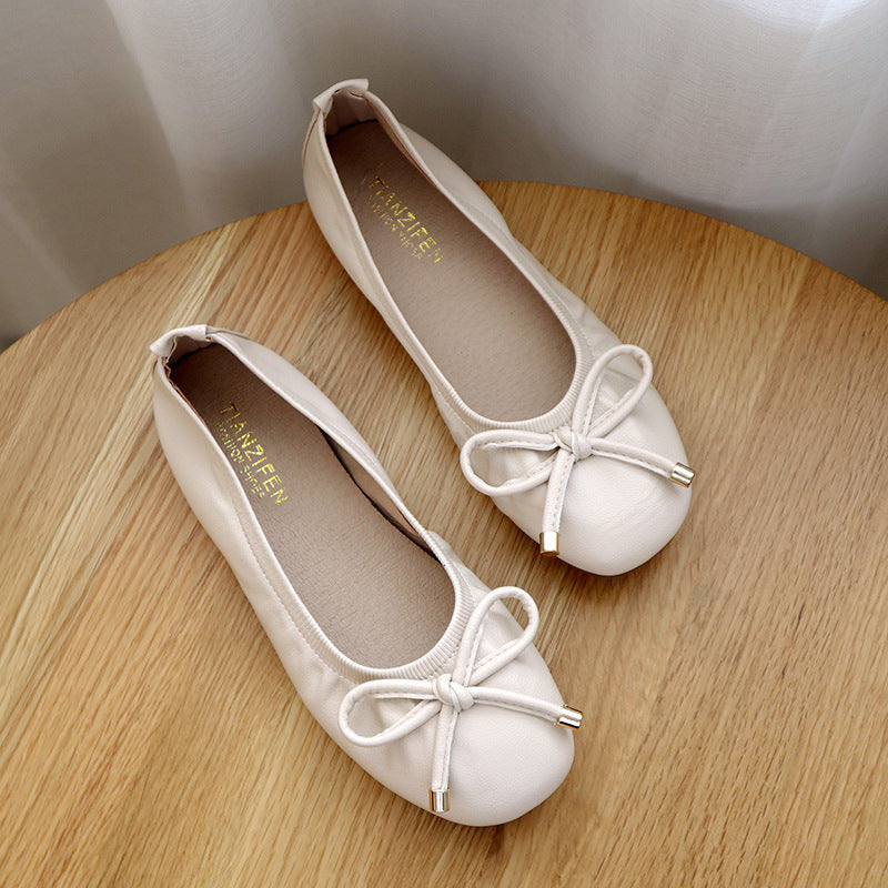 Fashion Bow Casual Flat Loafers