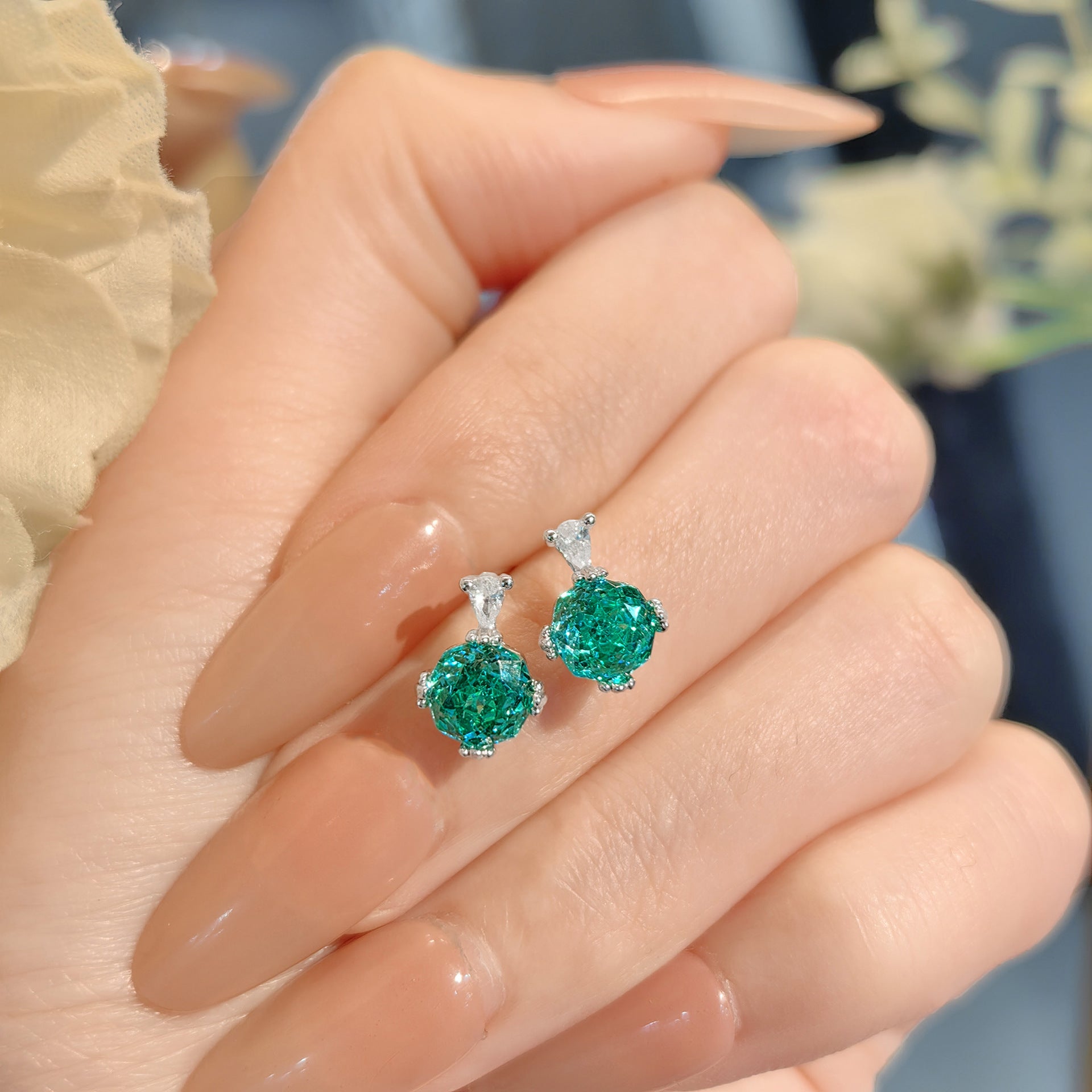 Octagonal Millennium Rose Che Paraiba Color Treasure Series