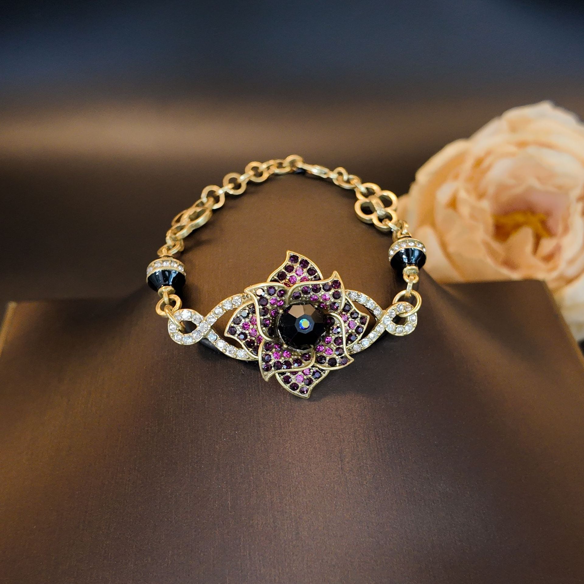 Three-dimensional double-layer camellia polygonal glazed set