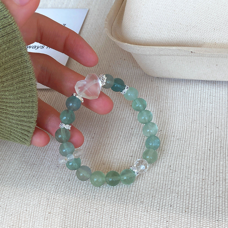 Natural Mint Green Fluorite Bracelet