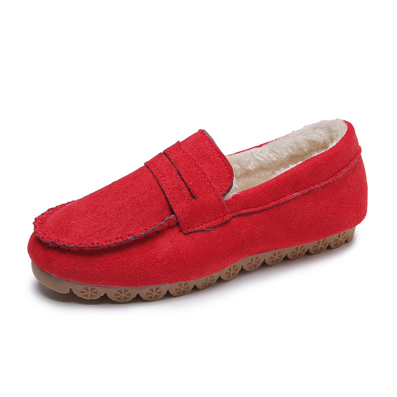 Fashion beef tendon casual flat loafers